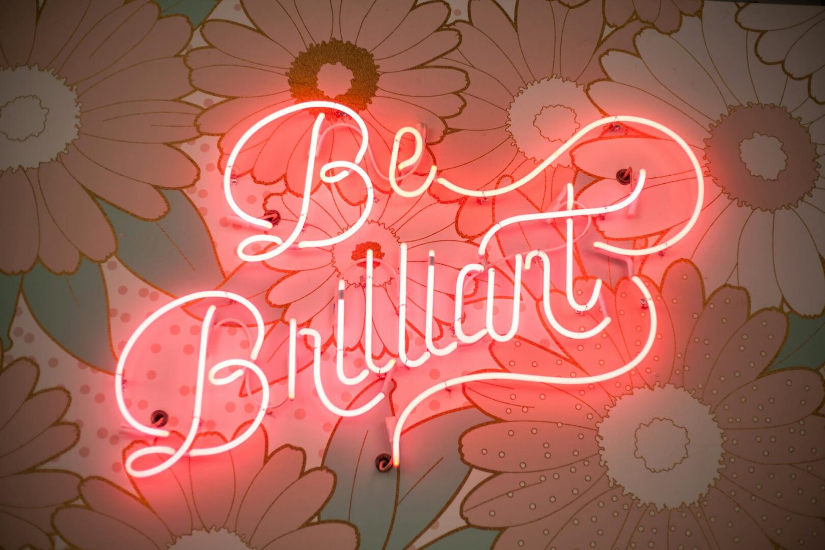 Neon Be Brilliant Sign